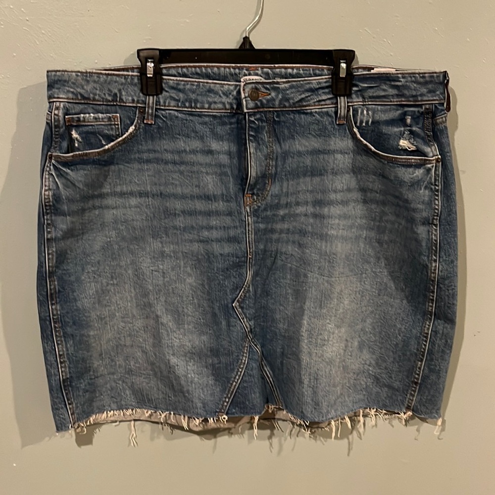 Old Navy Plus Size Denim Skirt
